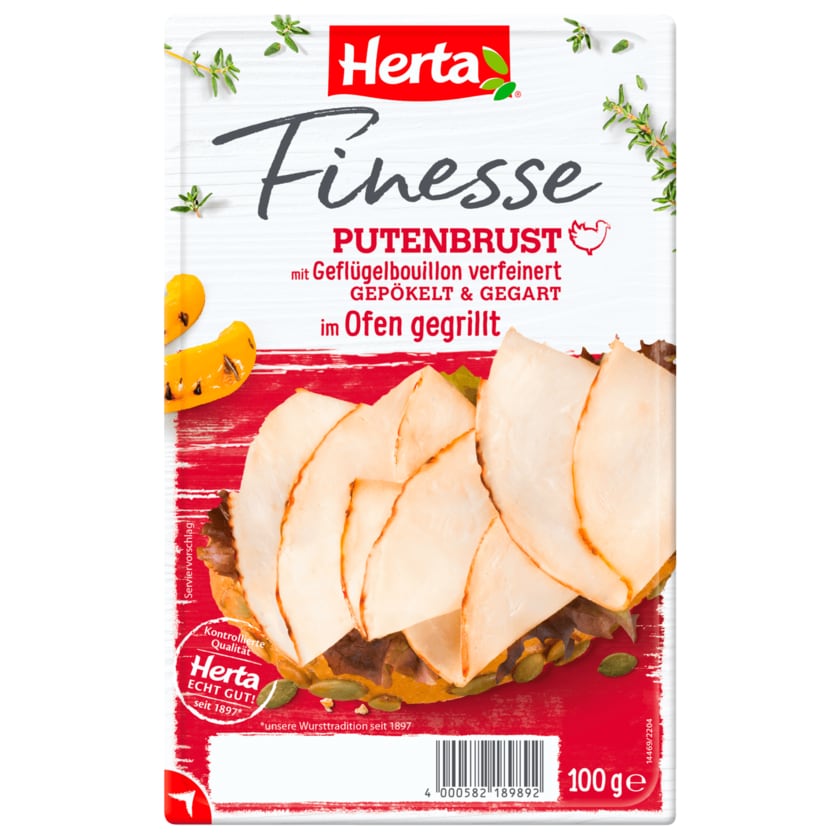 Herta Finesse Putenbrust im Ofen gegrillt 100g